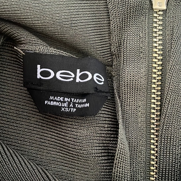 Bebe bodycon army green skirt - Picture 3 of 4